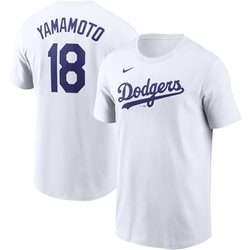 ML0124SS24 [Tシャツ ドジャース 山本由伸 ネームアンドナンバー ホワイト L]