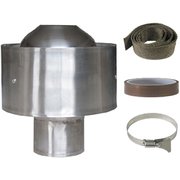 EURSGASCOWLSET [ドラクリボウルキット 薪ストーブ用煙突 適応煙突外径：Φ50～Φ78mm]