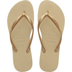 40000302719390 [ビーチサンダル Slim（スリム） Sand Grey/Light Golden 390（25/26cm） 正規輸入品]