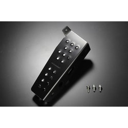 スポーツフットレスト 黒アルマイト 1APF30