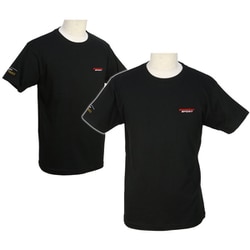 ZWS26KS [MONSTER 刺しゅう Tシャツ 黒 Sサイズ]