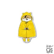 NEKO-001 世にも不思議な猫世界 クロス素材ステッカー 梅雨 チビ太郎