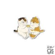 NEKO-003 世にも不思議な猫世界 クロス素材ステッカー マタタビール