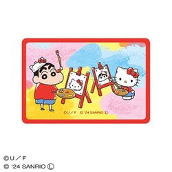 K1-SE012 クレヨンしんちゃん×ハローキティ ステッカー アート