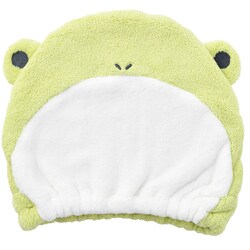アニマルきゅうそくタオル ヘアキャップ カエル 27923-52