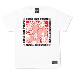 KMC キン肉マン Tシャツ 火事場のクソ力 ホワイト Mサイズ