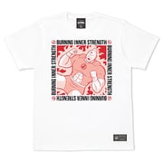 KMC キン肉マン Tシャツ 火事場のクソ力 ホワイト Mサイズ