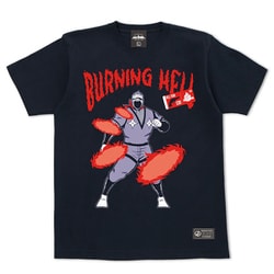 KMC キン肉マン Tシャツ 焦熱地獄 ネイビー Lサイズ