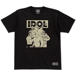 KMC キン肉マン Tシャツ アイドル6 ブラック Lサイズ