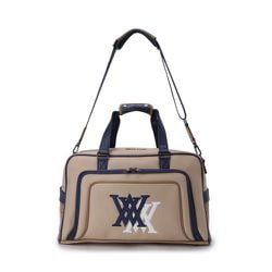 AGEUUBB01BEF [DOUBLE LOGO BOSTON BAG BEIGE F ダブルロゴボストンバッグ ベージュ]