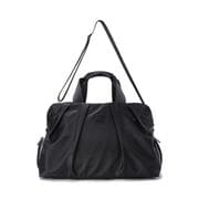 AGEUUBB03BKF [SHIRRING BOSTON BAG BLACK F シャーリングボストンバッグ ブラック]