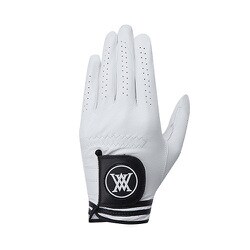 AGEUMGV01WH22 [（M） TWO LINE GLOVE WHITE 22 メンズツーライングローブ（左手）ホワイト]
