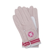 AGEUWGV03PI18 [（W） THUMB COMBI GLOVE （PAIR） PINK 18 ウィメンズサムコンビグローブ（両手）]