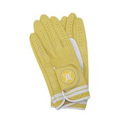 AGEUWGV03YE21 [（W） THUMB COMBI GLOVE （PAIR） YELLOW 21 ウィメンズサムコンビグローブ（両手）]