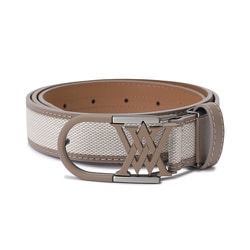 AGEUWBT01BEF [（W） ROUND BUCKLE BELT BEIGE F ウィメンズラウンドバックルベルト]
