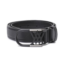 AGEUWBT01BKF [（W） ROUND BUCKLE BELT BLACK F ウィメンズラウンドバックルベルト]