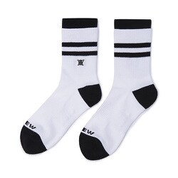 AGEUWSC03WHF [（W） DOUBLE BLOCK SOCKS WHITE F ウィメンズダブルブロックソックス]