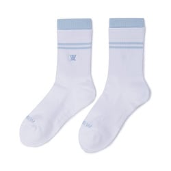 AGEUWSC03SBF [（W） DOUBLE BLOCK SOCKS SKY BLUE F ウィメンズダブルブロックソックス]