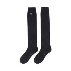 AGEUWSC06BKF [（W） SEE-THROUGH LOGO KNEE SOCKS BLACK F ウィメンズシースルーロゴニーソックス]