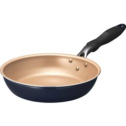 ガス火専用 軽量 フライパン 24cm ネイビー EGFP24NV