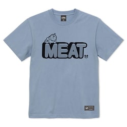 KMC キン肉マン Tシャツ MEAT LOGO アシッドブルー Lサイズ