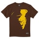 KMC キン肉マン Tシャツ カレクック ハイコントラスト ダークブラウン Lサイズ