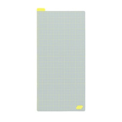 ほぼ日の下敷き アイスグレー×イエロー weeksサイズ用