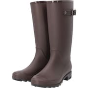 lb8121 [ベルト付きロング丈レインブーツ S（22.5～23cm） ブラウン]