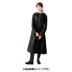 217322 ピンクトリック pink trick 自転車レインウェア ロングタイプ レインウェア フリルxパール/ブラック pinktrickcoat