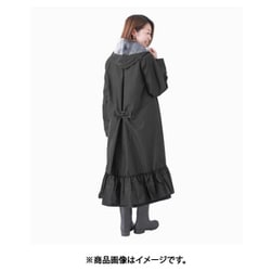 217324 ピンクトリック pink trick 自転車レインウェア ロングタイプ レインウェア フリルブラック pinktrickcoat