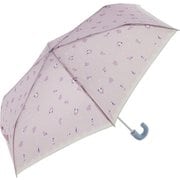 myjuniorfold50 [20390 amusant sous la pluie ジュニア折りたたみ傘 50cm 子供折傘50cm 20390.ペンギンパープル]