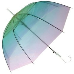 29230 グラデーションビニール傘 60cm 長傘 パープル mygradepoe60