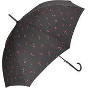 11500 amusant sous la pluie 60cmBJ 耐風 スリム 長傘 耐風傘 チェリーBK my8slim