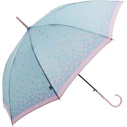 amusant sous la pluie 60cmBJ 耐風 スリム 長傘 耐風8mm傘 27710.裾ハートMINT my8slim