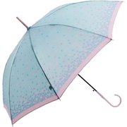 my8slim [amusant sous la pluie 60cmBJ 耐風 スリム 長傘 耐風8mm傘 27710.裾ハートMINT]