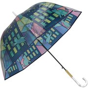 mystain60 [29240 ステンドグラス風 ジャンプ傘 60cm 長傘 キャッツ]
