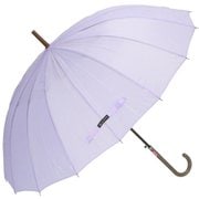 amusant sous la pluie 55cm 16本骨 長傘 UVプロテクション 長傘55cm 27950.パープル my16kjumpuv