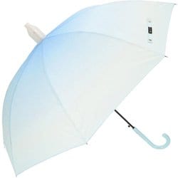 16230 カバー付き UVエチケット傘 60cm 長傘 グラデーションSXxBL myetiquetteuv