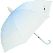 16230 カバー付き UVエチケット傘 60cm 長傘 グラデーションSXxBL myetiquetteuv