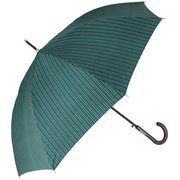 mytaifu10 [amusant sous la pluie 60cm 耐風長傘 10mm 27500.縦ストライプ モスグリーン]