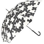mytaifu8slim4 [17850 amusant sous la pluie 60cm 耐風 スリム 長傘 フラワープリントBK]