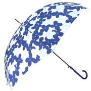 mytaifu8slim4 [17850 amusant sous la pluie 60cm 耐風 スリム 長傘 フラワープリントNV]