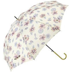 17940 amusant sous la pluie 60cm 耐風 スリム 長傘 ウォッシュフラワーBE mytaifu8slim4