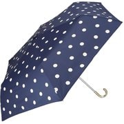 mytaifumini55uv [12640 amusant sous la pluie 折り畳み耐風傘 55cm UVプロテクション 折りたたみ傘 ドットNV]