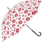 mytaifu8slim3 [17660 amusant sous la pluie 60cmBJ 耐風 スリム 長傘 ノルディックフラワーRD]