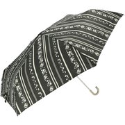 amusant sous la pluie 耐風折りたたみ傘 55cm 折傘55cm 14480.ミックスフラワーブラック 2mytaifumini55