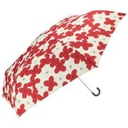 amusant sous la pluie 耐風折りたたみ傘 55cm 折傘55cm 22750.フラワープリントレッド 2mytaifumini55