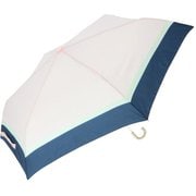 3mytaifumini55 [amusant sous la pluie 耐風折りたたみ傘 55cm 折傘55cm 14140.ナチュラルボーダーピンク]