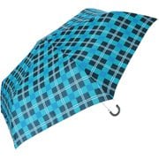 3mytaifumini55 [amusant sous la pluie 耐風折りたたみ傘 55cm 折傘55cm 14310.マドラスチェックネイビー]