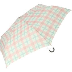 amusant sous la pluie 耐風折りたたみ傘 55cm 折傘55cm 14310.マドラスチェックピンク 3mytaifumini55